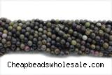 RUBY01 15 inches 6mm round ruby sapphire gemstone beads