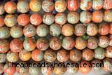 SEAS103 15 inches 10mm round dyed imperial jasper beads