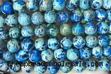 SEAS115 15 inches 10mm round dyed imperial jasper beads