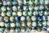 SEAS122 15 inches 10mm round dyed imperial jasper beads