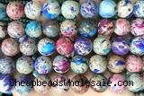 SEAS138 15 inches 12mm round dyed imperial jasper beads