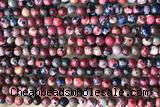 SEAS24 15 inches 4mm round dyed imperial jasper beads