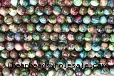 SEAS55 15 inches 6mm round dyed imperial jasper beads