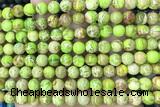 SEAS63 15 inches 8mm round dyed imperial jasper beads