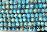 SEAS69 15 inches 8mm round dyed imperial jasper beads