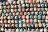 SEAS80 15 inches 8mm round dyed imperial jasper beads