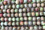 SEAS85 15 inches 8mm round dyed imperial jasper beads