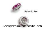 Silv104 2.3*6mm Cubic Zirconia Micro Pave 925 Sterling Silver