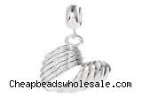 Silv124 12*21.5mm 925 Sterling Silver Pendant