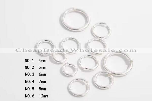 Silv71 4mm – 12mm 925 Sterling Silver Open Jump Ring