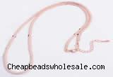 Silv93 2.1mm*45cm 925 Sterling Necklace Chain Rose Gold Plated