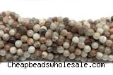 SUNS16 15 inches 8mm round golden sunstone gemstone beads