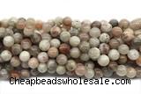 SUNS17 15 inches 10mm round golden sunstone gemstone beads