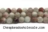 SUNS18 15 inches 12mm round golden sunstone gemstone beads