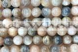 SUNS22 15 inches 10mm round sunstone gemstone beads