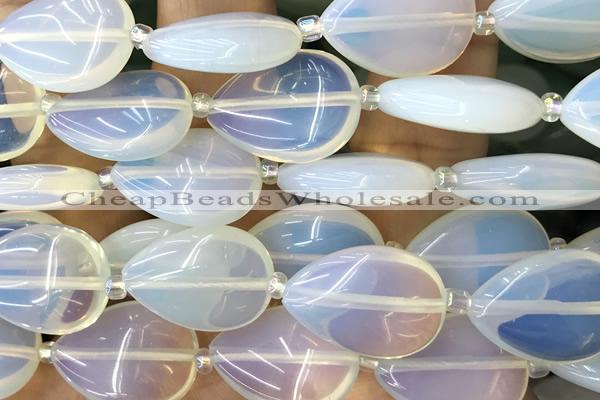 TEAR01 15 inches 13*18mm flat teardrop opal beads