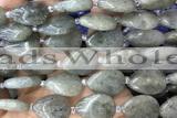 TEAR15 15 inches 13*18mm flat teardrop labradorite gemstone beads