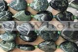 TEAR32 15 inches 13*18mm flat teardrop kambaba jasper beads