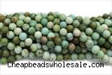 TURQ223 15 inches 10mm round Mongolian turquoise beads