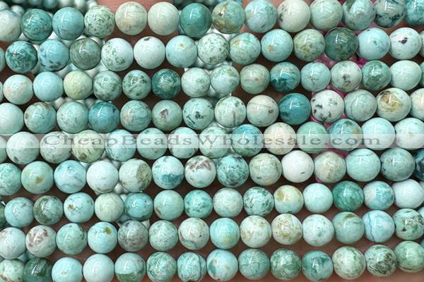 TURQ233 15 inches 6mm round turquoise beads wholesale