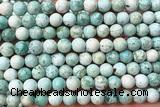 TURQ234 15 inches 8mm round turquoise beads wholesale