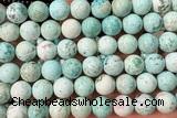 TURQ235 15 inches 10mm round turquoise beads wholesale