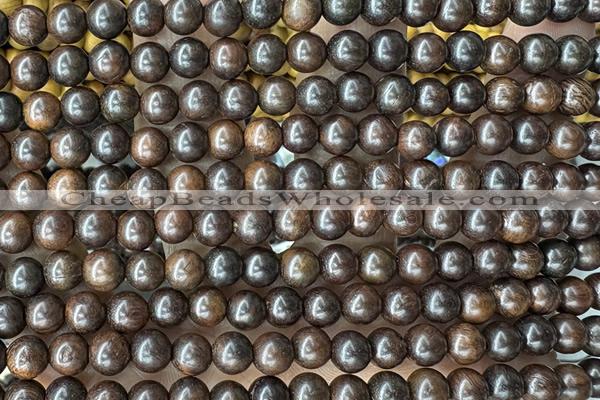 WOOD09 15 inches 6mm round wood beads wholesale